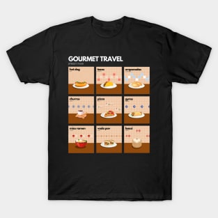 Street food, gourmet travel T-Shirt